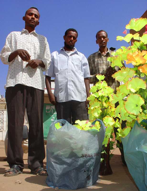 Omdurman flower sellers