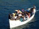 Lake Malawi using lifeboat for excursions