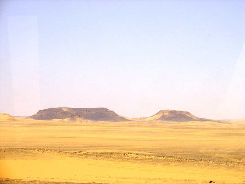 Views from desert road