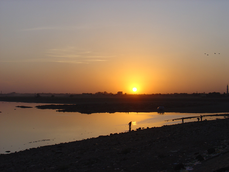 Omdurman Sunset on the Nile